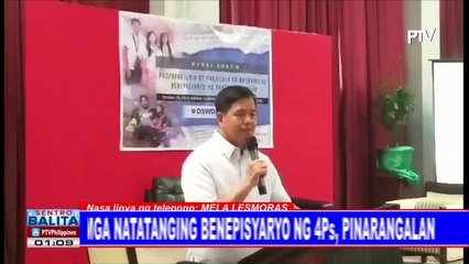 Mga natatanging benepisyaryo ng 4Ps, pinarangalan