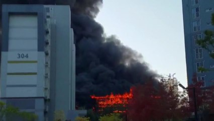 [속보] 대전 관저동 신축 공사현장에 큰불...8명 중·경상 / YTN