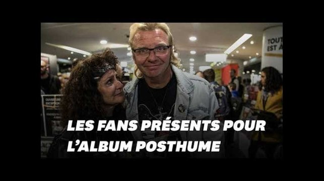 Les fans n'ont pas attendu pour acheter l'album posthume de Johnny Hallyday
