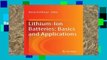 Library  Lithium-Ion Batteries: Basics and Applications