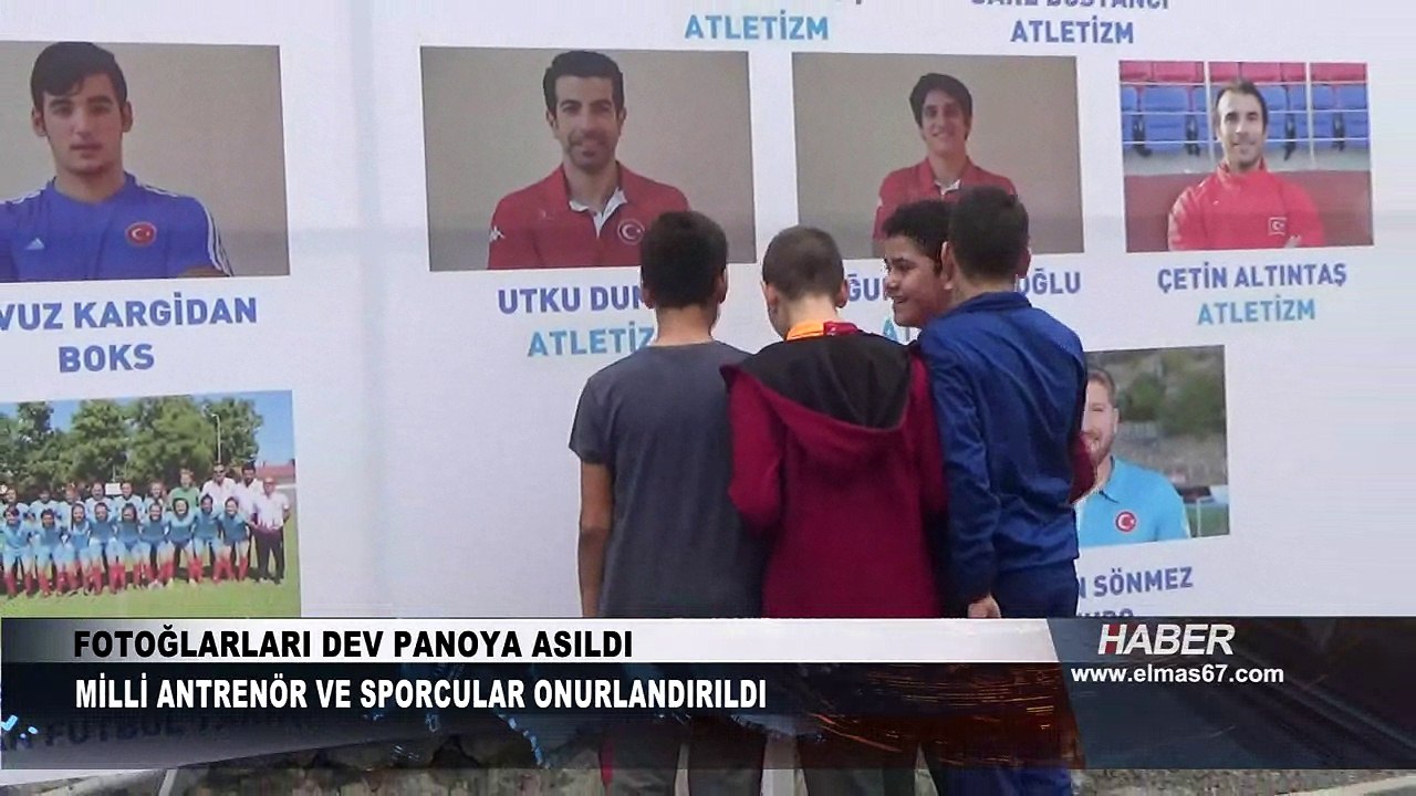 Milli antrenör ve sporcular onurlandırıldı