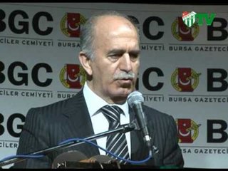 Bursa Gazeteciler Cemiyet Ödülleri Dağıtıldı. (07.04.2010)