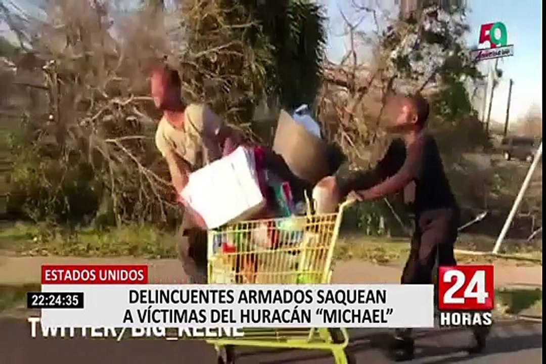 Huracán Michael: damnificados afectados por ola de saqueos