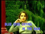 【HD】西洋金曲伴唱DVD(1)_Blue Eyes Crying In The Rain_（伴奏）MV
