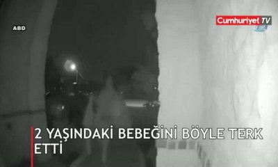 Yürek burkan an! Bırakıp kaçtı