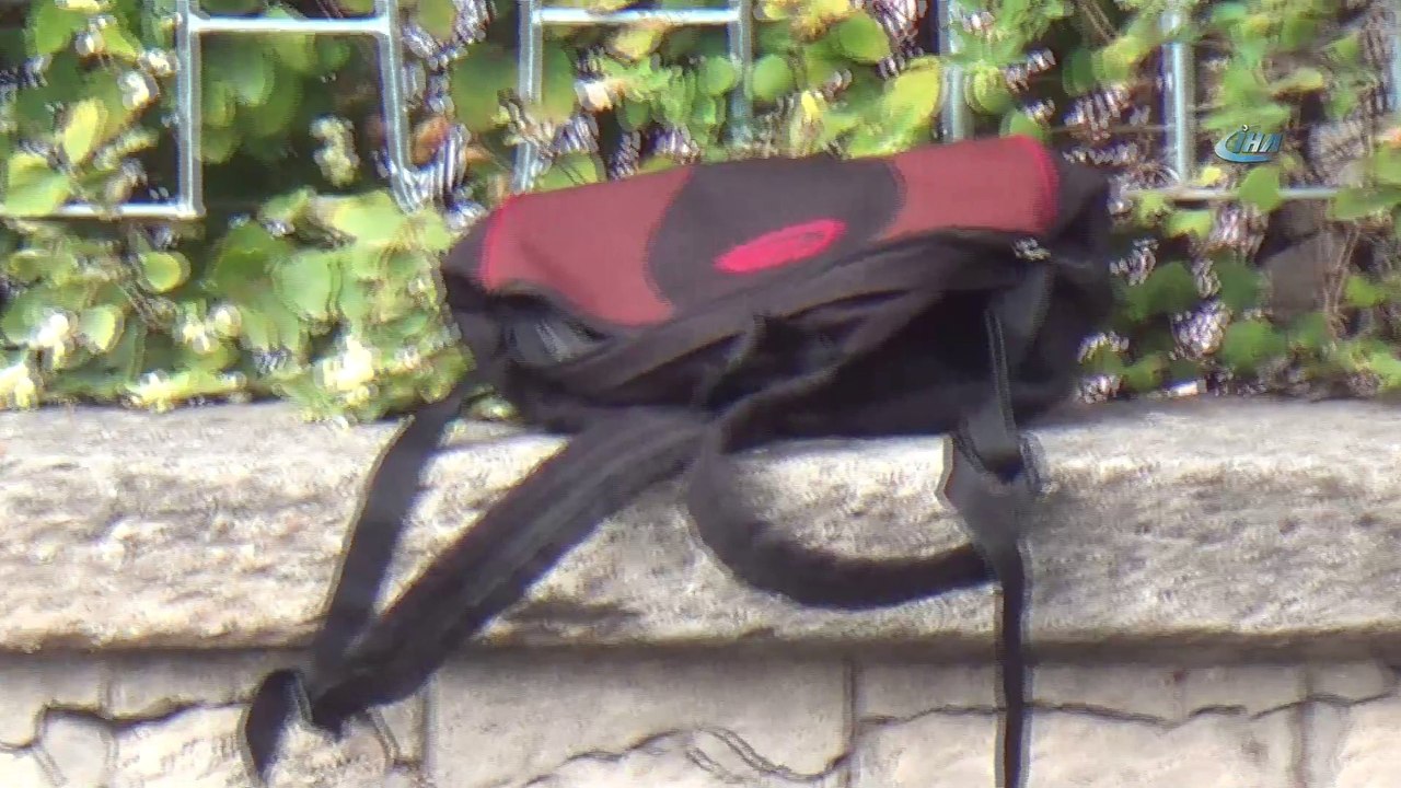 Okul çantası bomba paniğine neden oldu