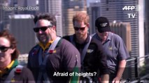 Prince Harry scales Sydney Harbour Bridge