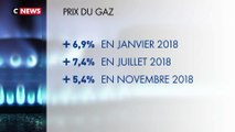 Nouvelle augmentation du prix du gaz au 1er novembre - 19/10/2018