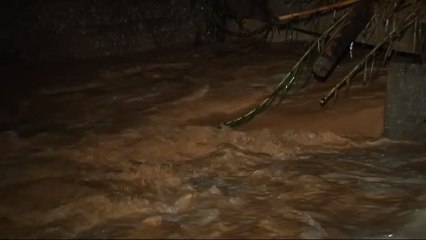 Noche sin parar de llover en la provincia de Tarragona