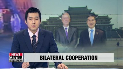 Defense chiefs of S. Korea and U.S vow to coordinate on denuclearization