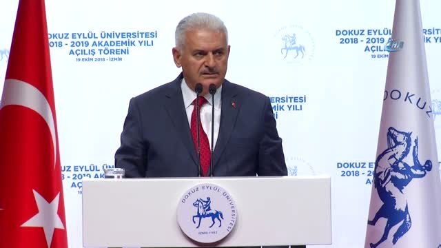 TBMM Başkanı Yıldırım, Dokuz Eylül Üniversitesi 2018-2019 Akademik Yılı Açılış Töreni'nde Konuştu