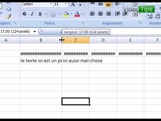 Redimensionner automatiquement les colonnes sous Excel