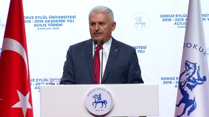 TBMM Başkanı Yıldırım: 'Bugün Türkiye'de 206 tane üniversite eğitim-öğretim faaliyeti veriyor' - İZMİR