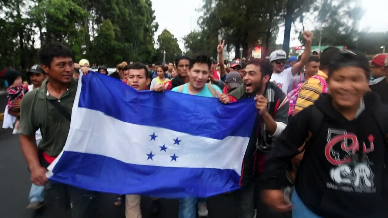 Flüchtlings-Exodus in Mittelamerika kommt im US-Wahlkampf an