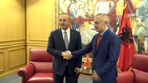Dışişleri Bakanı Çavuşoğlu, Arnavutluk Cumhurbaşkanı Meta ile görüştü - TİRAN