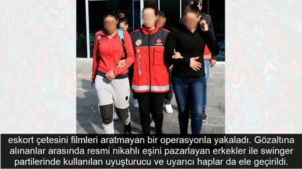Swinger fuhuş çetesine şok baskın! Yazışmaları çok fena...