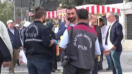 Eminönü'nde Hareketli Dakikalar