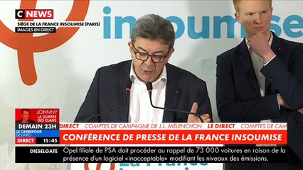 Jean-Luc Mélenchon après la perquisition: "Il s'agit d'une offensive politique"