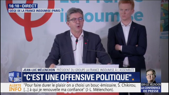Mélenchon met en garde la presse et promet des poursuites judiciaires