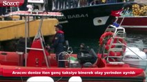 İstanbul’da otomobil denize düştü