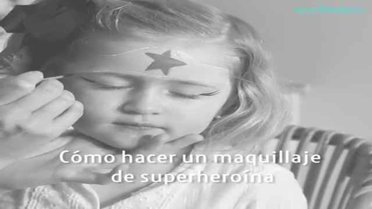 Pintacaras: superheroina