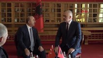 Dışişleri Bakanı Çavuşoğlu Arnavutluk Başbakanı Edi Rama Tarafından Kabul Edildi