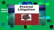 Best product  Pretrial Litigation Nutshell (Nutshell Series)