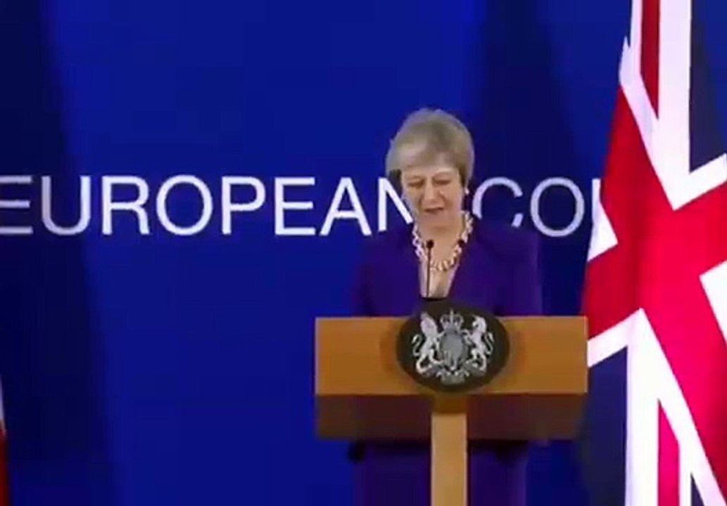 Theresa May Press briefing at European Council/Brexit Talks