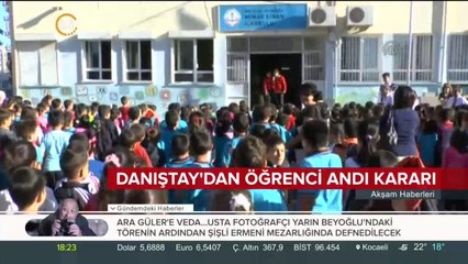 Danıştay'dan öğrenci andı kararı