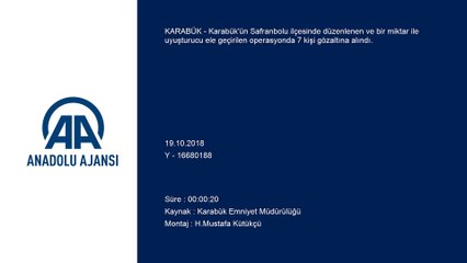 Uyuşturucu operasyonu - KARABÜK