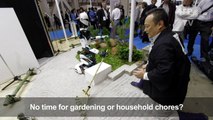 Robots lend a hand at Japanese expo