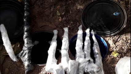 Bingöl'de PKK'ya darbe,toprağa gömülü cephaneliği ele geçirildi