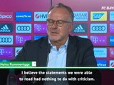 We won't accept this anymore - Rummenigge on media coverage