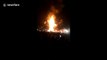 Terrifying moment train ploughs into firework spectators in Amritsar, India