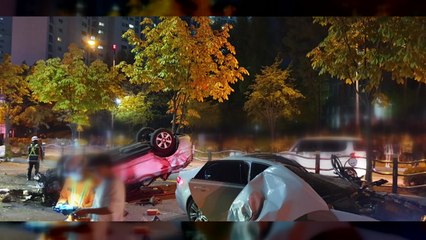 SUV 차량 중앙선 넘어 버스 등 잇달아 충돌 / YTN