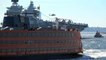 Aircraft carrier HMS Queen Elizabeth arrives in NYC for first US visit