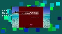 Library  Rules and Regulators (Oxford Socio-Legal Studies)