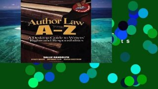 Best product  Author Law A to Z: A Desktop Guide to Writers  Rights and Responsibilities (Capital