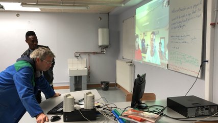 Des lycéens de Mézeray-Gabriel en visio-conférence avec l’Espagne pour un projet Erasmus +