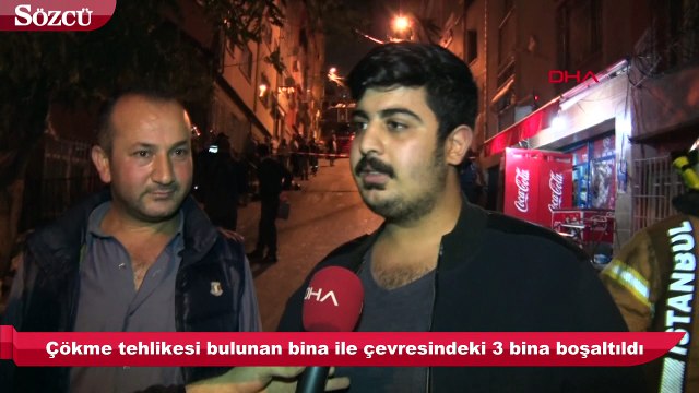 Şişli’de çökme tehlikesi