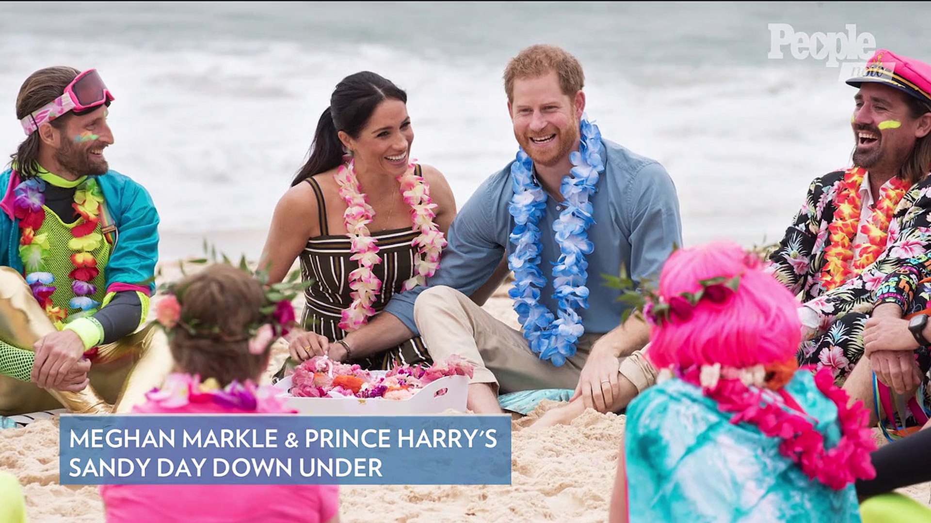 Prince Harry And Meghan Go Barefoot As They Hit The Beach In