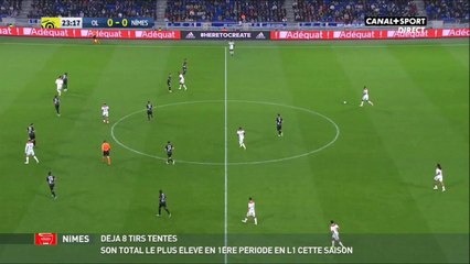 Moussa Dembélé goal - Lyon 1-0 Nimes