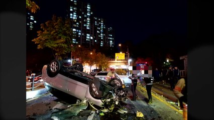 SUV 차량 중앙선 넘어 버스 등 잇달아 들이받아 / YTN