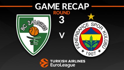 Highlights: Zalgiris Kaunas - Fenerbahce Istanbul