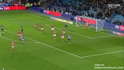 Adam Reach Goal HD - Sheffield Wednesday 1 - 2 Middlesbrough - 19.10.2018 (Full Replay)