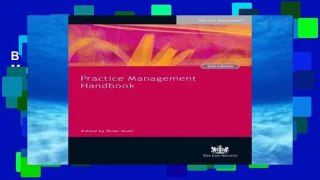 Best product  Practice Management Handbook