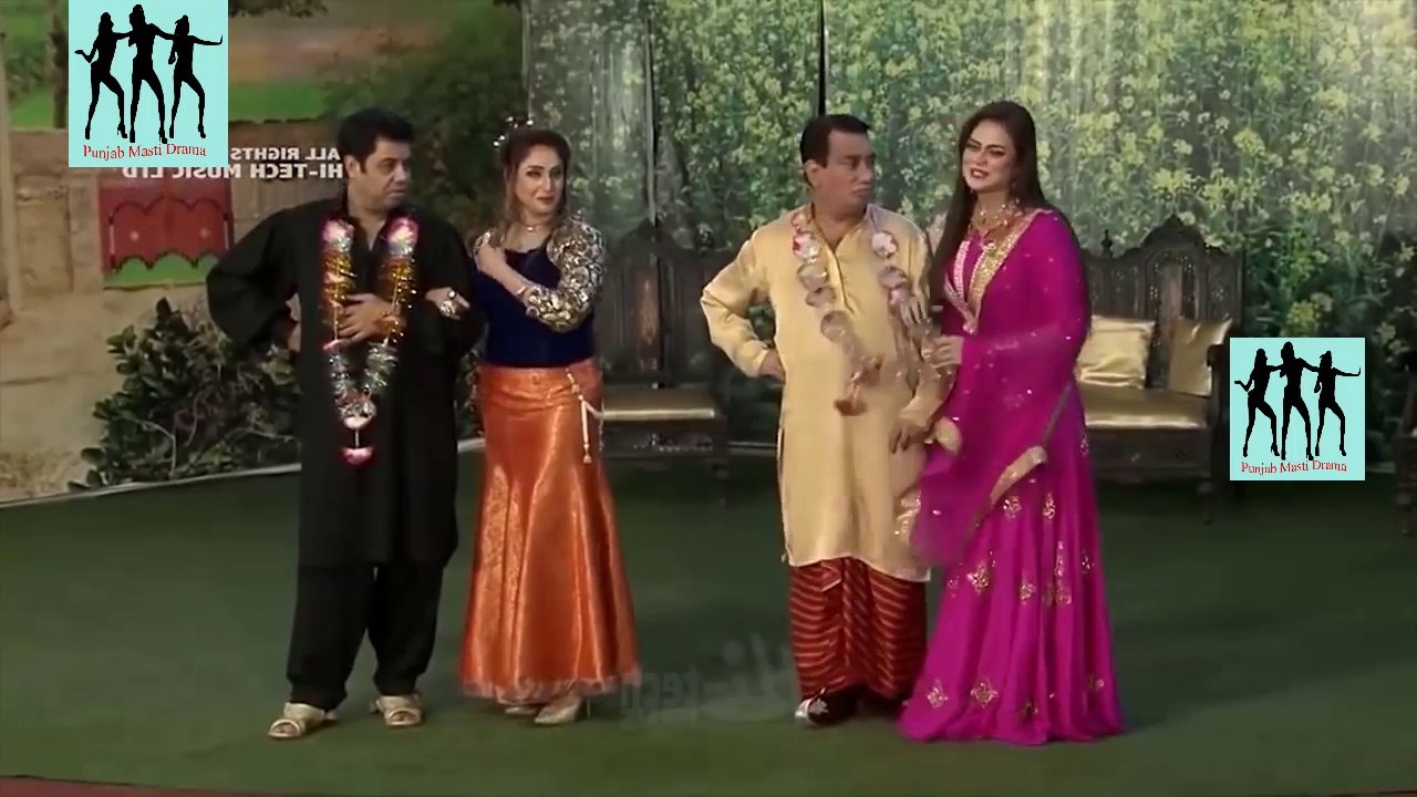 Afreen Khan Hot non stop comedy  Nasir Chinyoti and Zafri khan stage drama new
