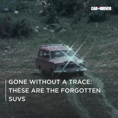 Gone without a Trace: These Are the Forgotten SUVs