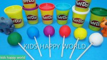 Learn Colors and Numbers with Play Doh Lollipops Doh Mold whale Creative for Kids