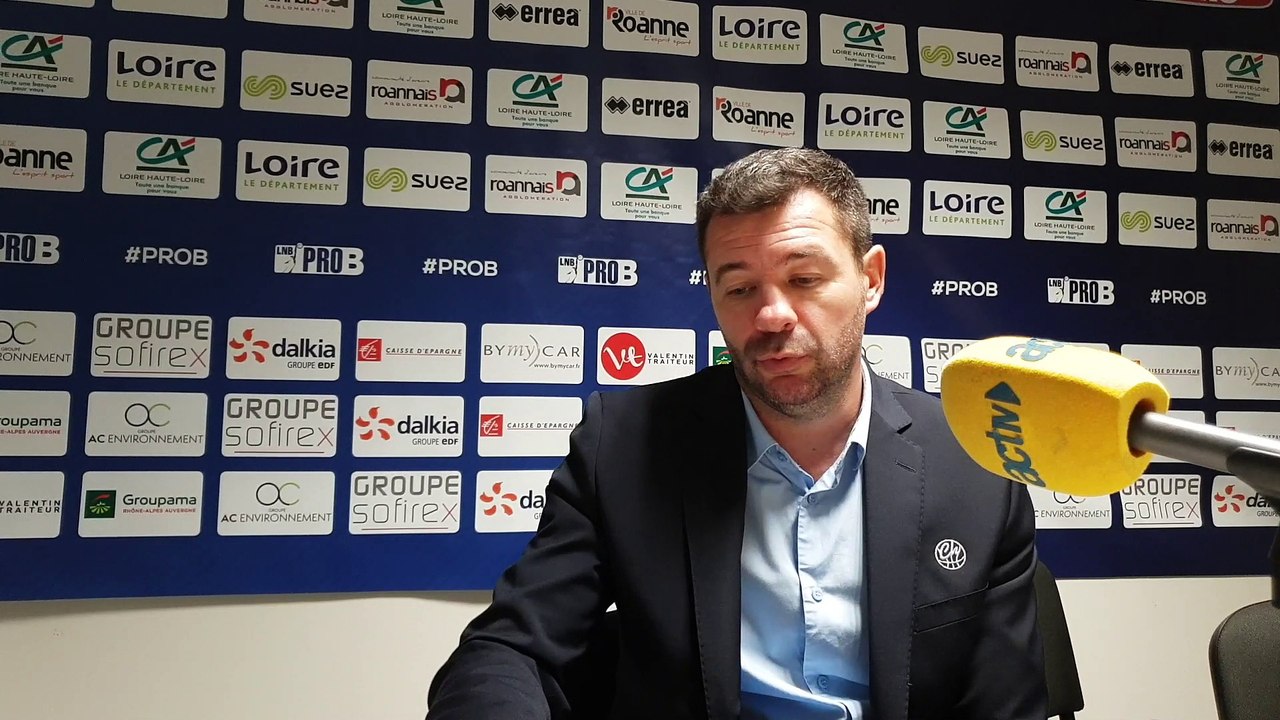 2018/19 Réactions de Laurent Pluvy après Chorale - Poitiers (81-68, ProB J2)